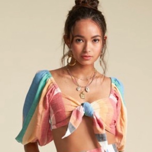 Billabong Tops - Billabong x Sincerely Jules Amaze The Day Crop Top